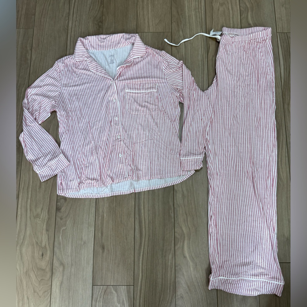 Auden Red and White Striped Pajama Set- size XL - Picture 3 of 8